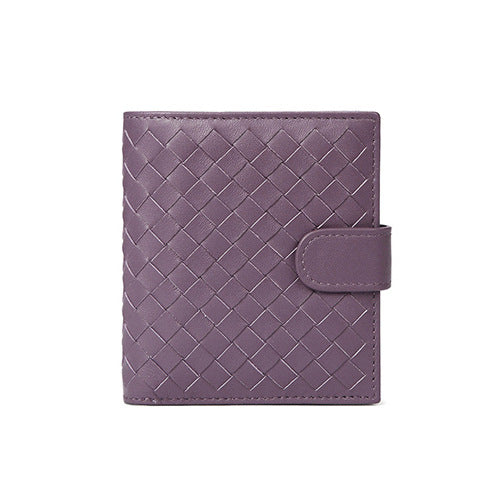 Women's & Men's & Leather Woven Long Clutch Zipper Ladies Wallets