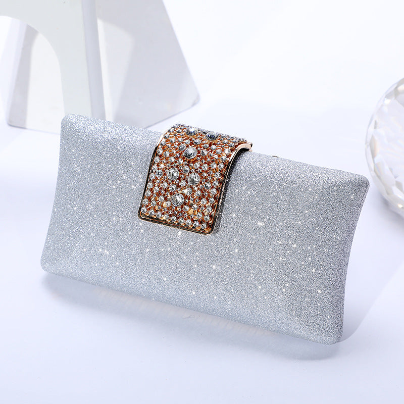 Women's Banquet Elegant Cheongsam Clutch Rhinestone Dress Handbags