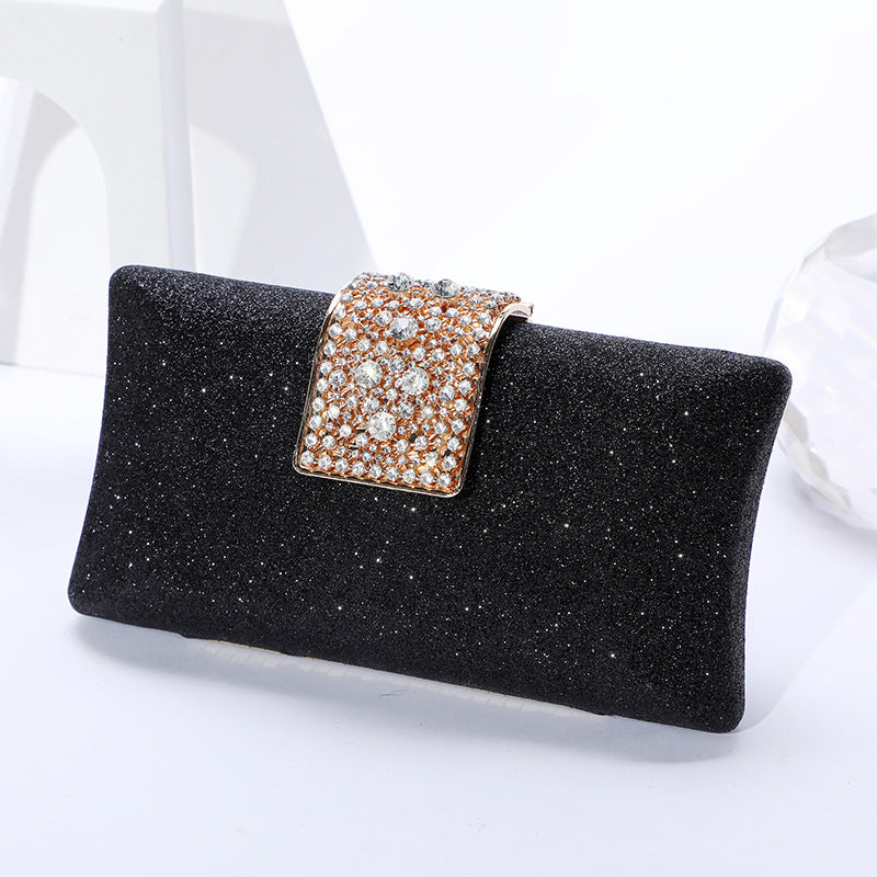 Women's Banquet Elegant Cheongsam Clutch Rhinestone Dress Handbags