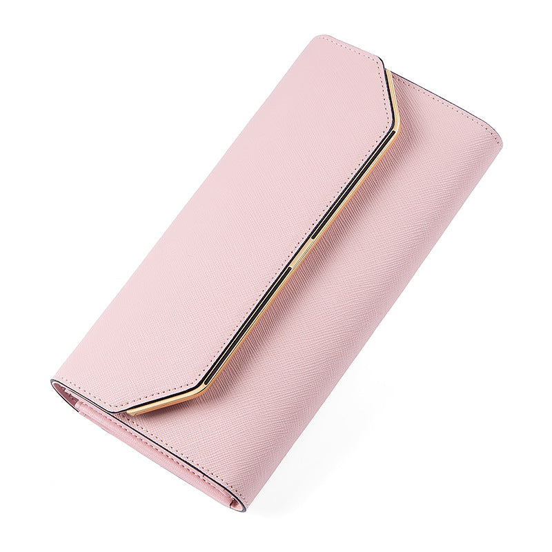Women's Long Mobile Fashion Simple Clutch Female Ladies Wallets