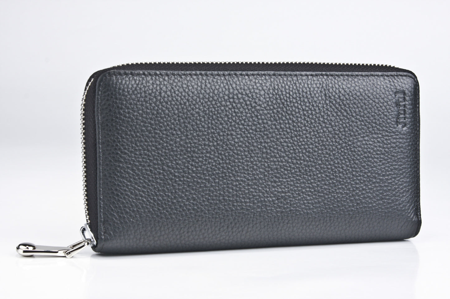 Men's First Layer Cowhide Leather Zipper Men's Handbags