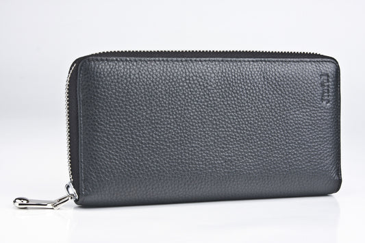 Men's First Layer Cowhide Leather Zipper Men's Handbags