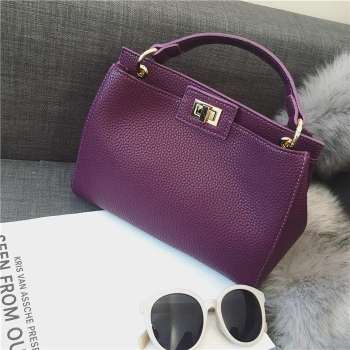 Women's Lychee Pattern Classic With Cat Design Bags