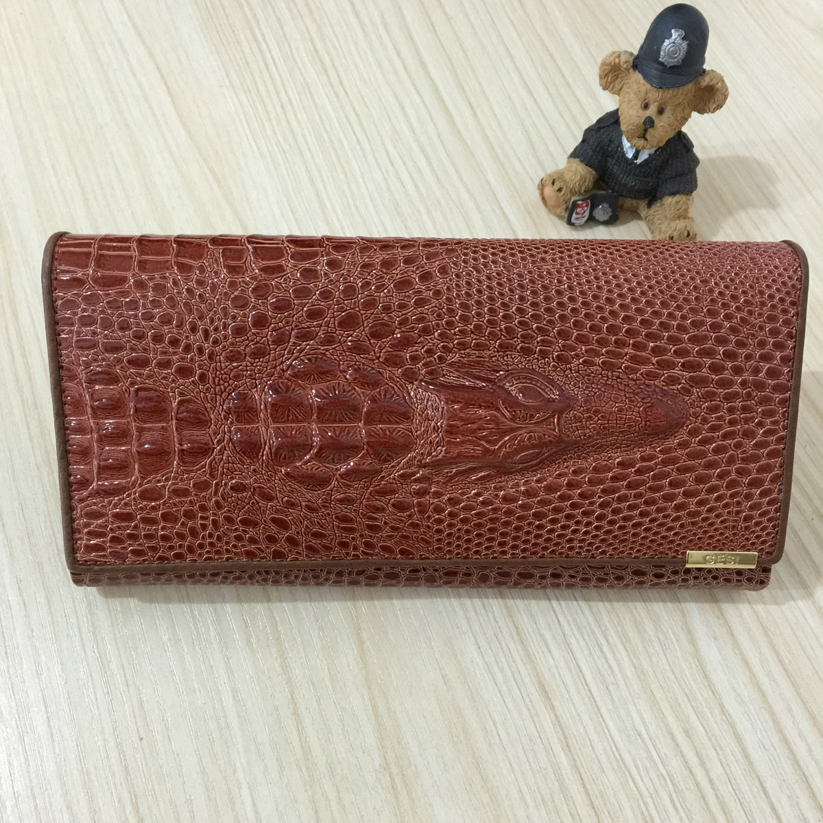 Long Live Crocodile Pattern With Leather Ladies Wallets