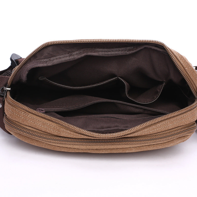 Charming Creative Elegant Graceful Canvas Practical Men's Messenger Bags