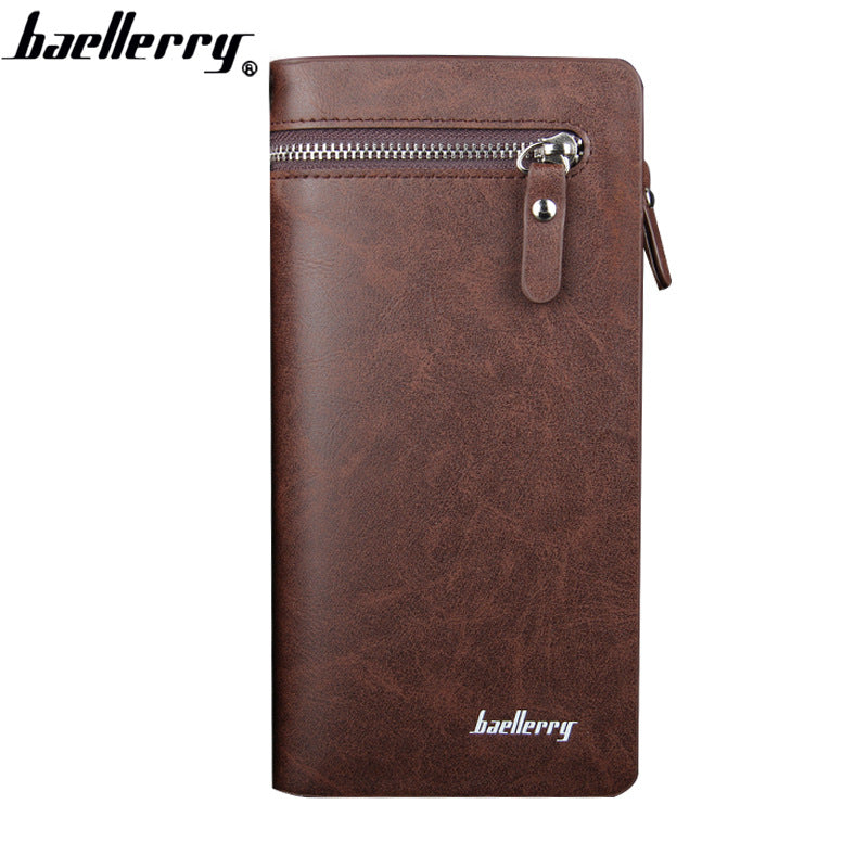 Men's Business Clutch Long Zip Mobile Men's Wallet
