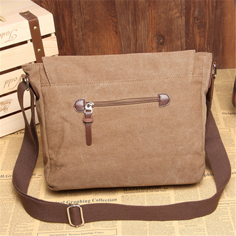 Men's Cool Classy Canvas Horizontal Leisure Bags