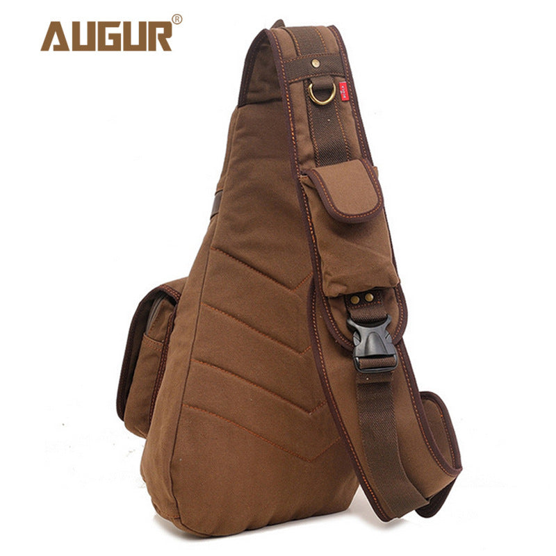 Men's Multifunctional Canvas Large Capacity Trendy Men's Messenger Bags
