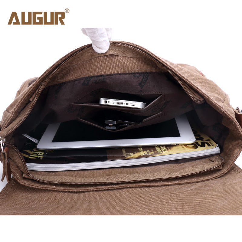 Men's Flying Canvas Korean Style Leisure Men's Messenger Bags
