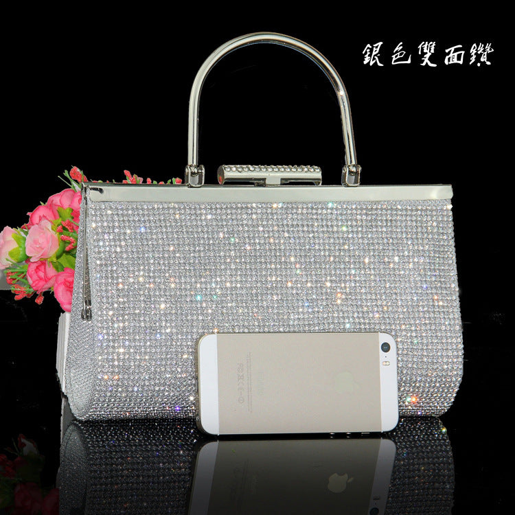 Women's Solid Color Banquet Clutch Fashion Horizontal Soft Evening Bags