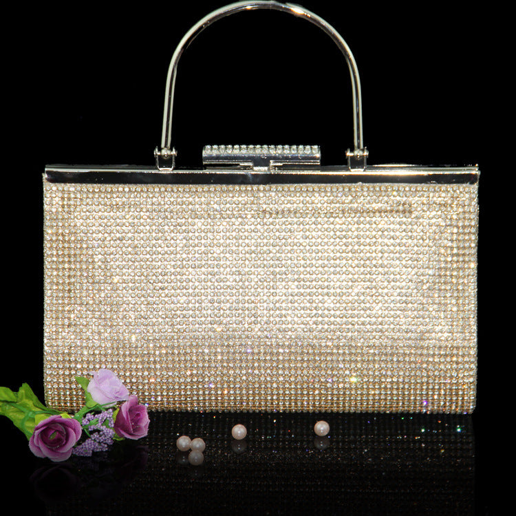 Women's Solid Color Banquet Clutch Fashion Horizontal Soft Evening Bags