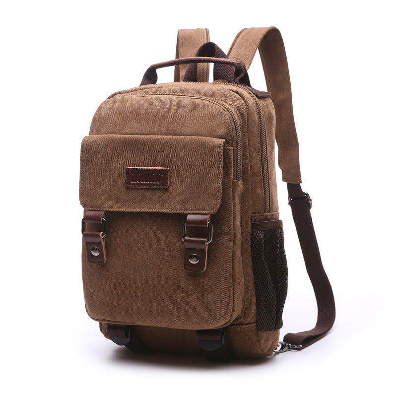 Korean Style Canvas Fashion Street Optional Backpacks