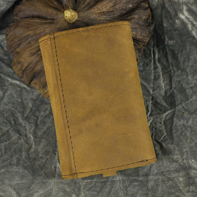 Men's Top Layer Crazy Horse Skin Cowhide Men's Wallets