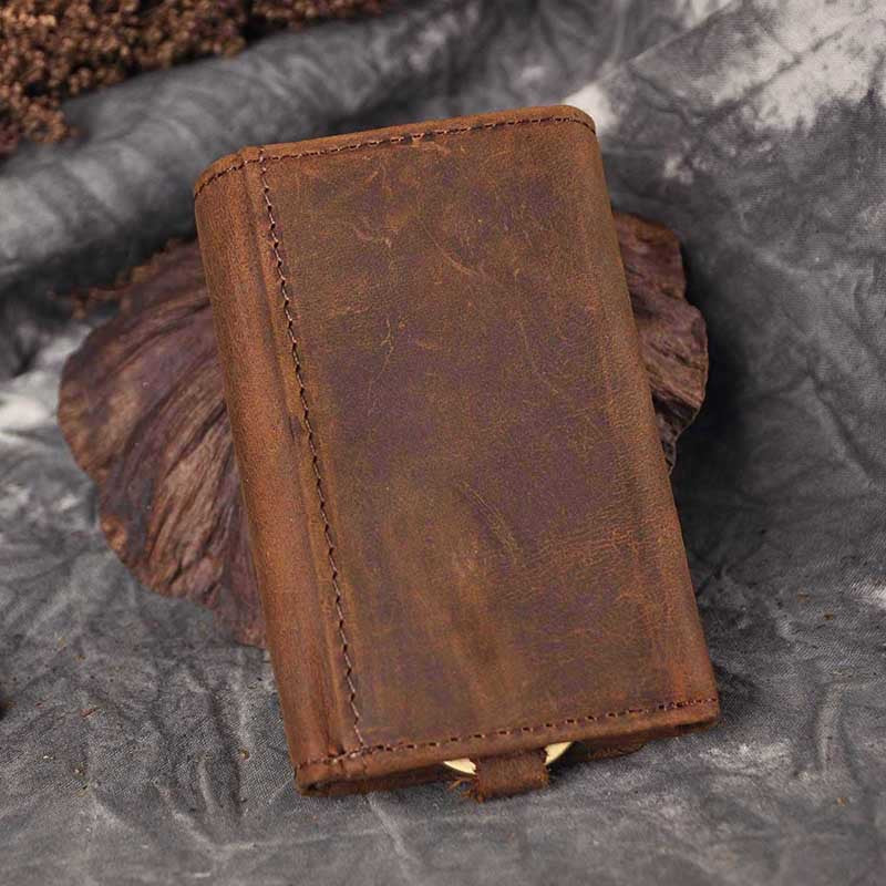 Men's Top Layer Crazy Horse Skin Cowhide Men's Wallets