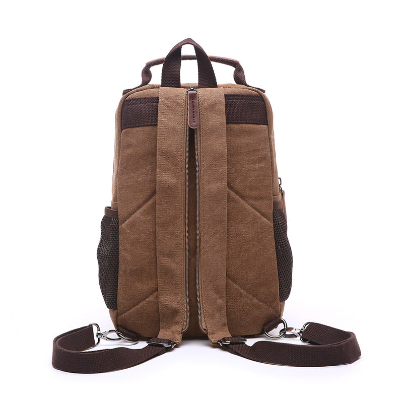 Korean Style Canvas Fashion Street Optional Backpacks