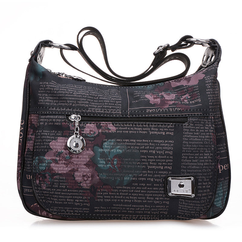 Women's Distribution Lun Apple Oxford Cloth Mom Shoulder Bags