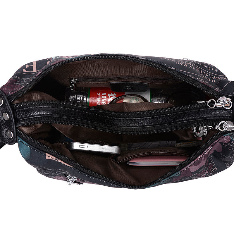 Women's Distribution Lun Apple Oxford Cloth Mom Shoulder Bags