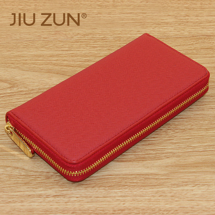 Women's & Men's Long Fortune Cloth Cross Pattern Fashion Men's Wallets