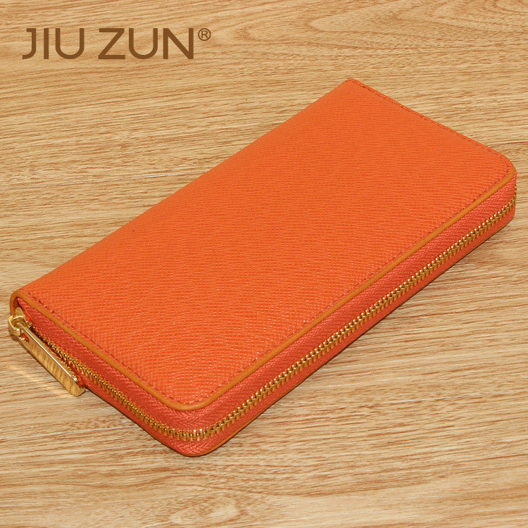 Women's & Men's Long Fortune Cloth Cross Pattern Fashion Men's Wallets