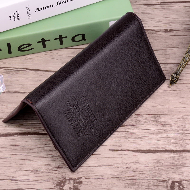 Men's Long With Loose-leaf Fashion Business Man's Card Holder