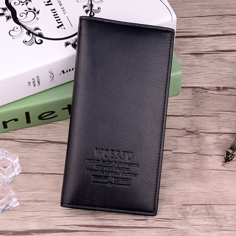 Men's Long With Loose-leaf Fashion Business Man's Card Holder