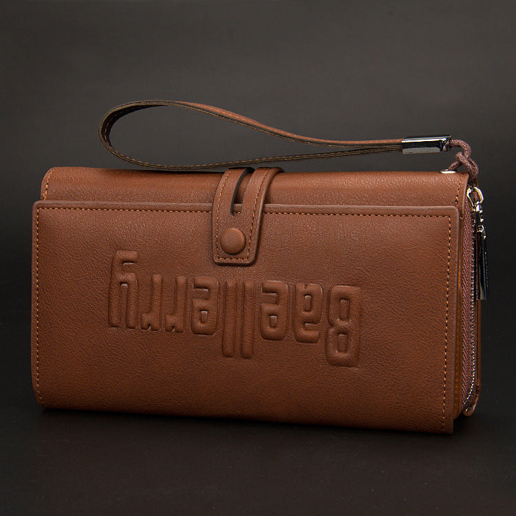 Versatile Men's Clutch Long Large Capacity Men's Wallet