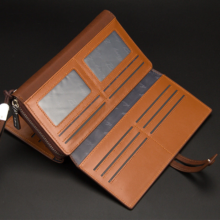 Versatile Men's Clutch Long Large Capacity Men's Wallet