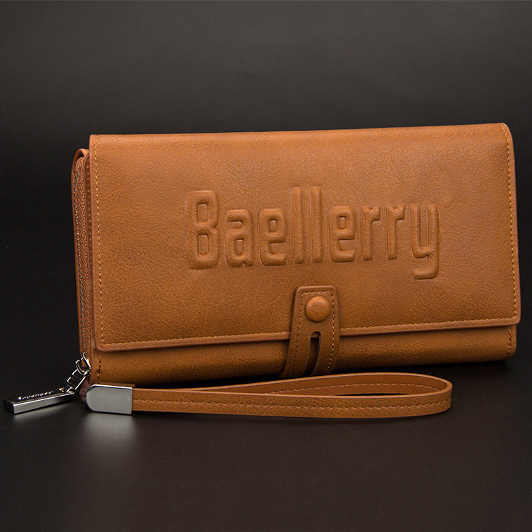 Versatile Men's Clutch Long Large Capacity Men's Wallet