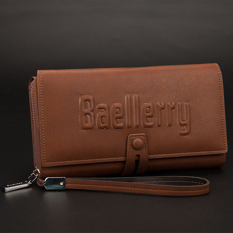 Versatile Men's Clutch Long Large Capacity Men's Wallet