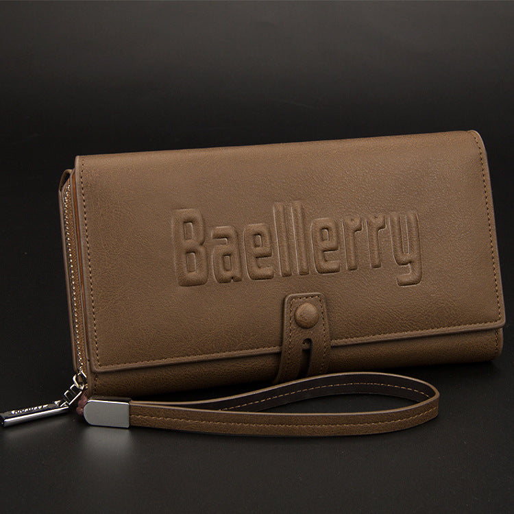 Versatile Men's Clutch Long Large Capacity Men's Wallet