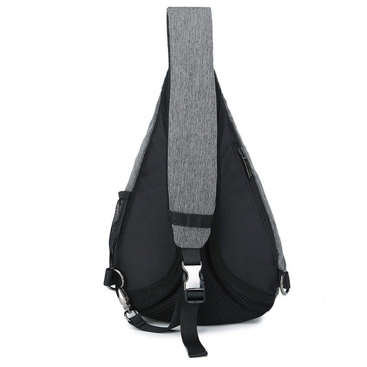 Men's Oxford Cloth Trendy Drop-shaped Large Men's Chest Bags