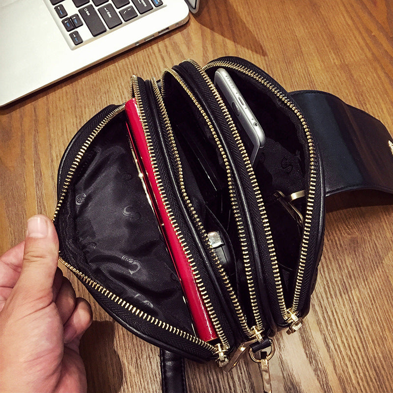 Durable Versatile Women's Korean Rhombus Trendy Small Square Bags