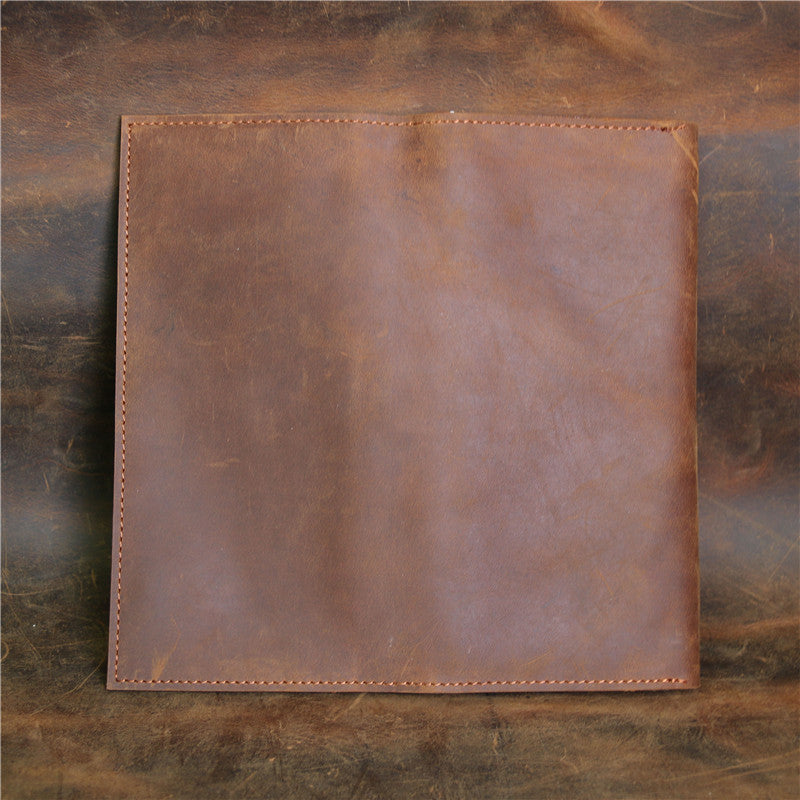 Women's & Men's First Layer Cowhide Crazy Horse Leather Men's Wallets
