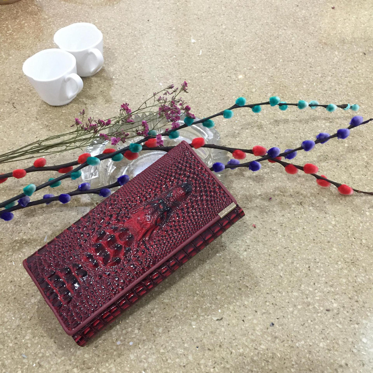 Long Live Crocodile Pattern With Leather Ladies Wallets