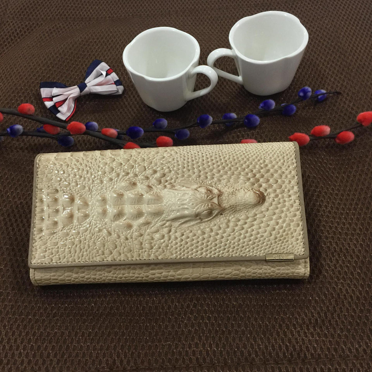 Long Live Crocodile Pattern With Leather Ladies Wallets
