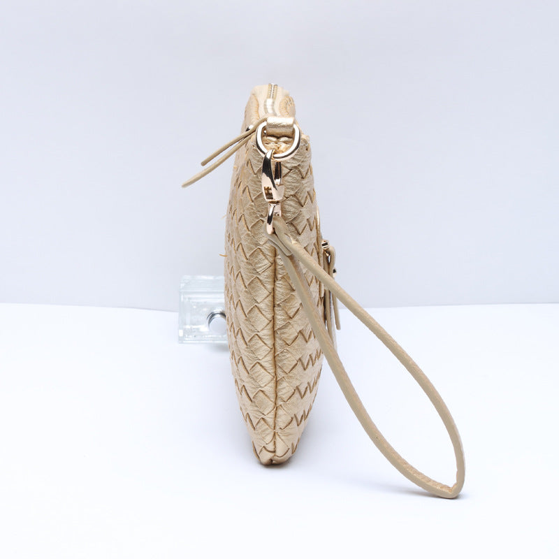 Women's Korean Hand-woven Business Hand Holding Envelope Handbags