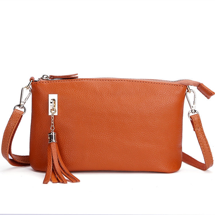 Women's Fashion Large Capacity Mobile Leather Shoulder Bags