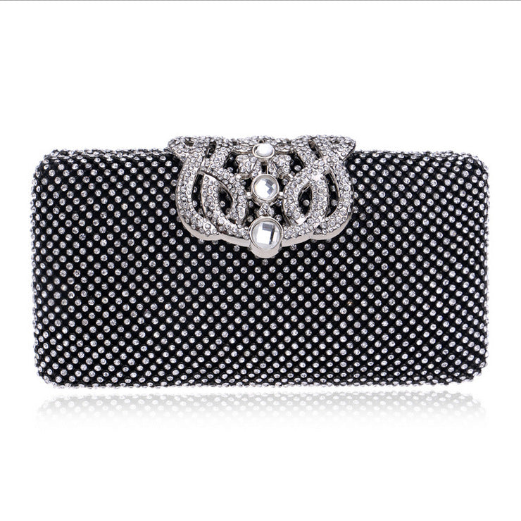 Women's Inlaid Crown Dinner Luxury Dress Austrian Evening Bags