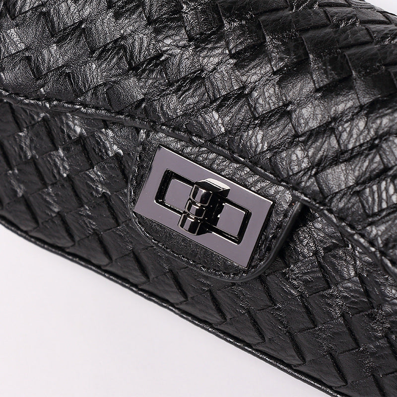 Women's Classic Style Mini Woven Chain Korean Crossbody Bags