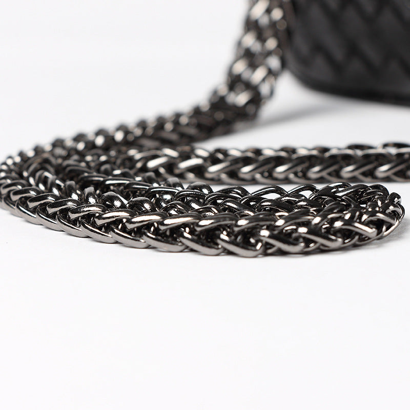 Women's Classic Style Mini Woven Chain Korean Crossbody Bags