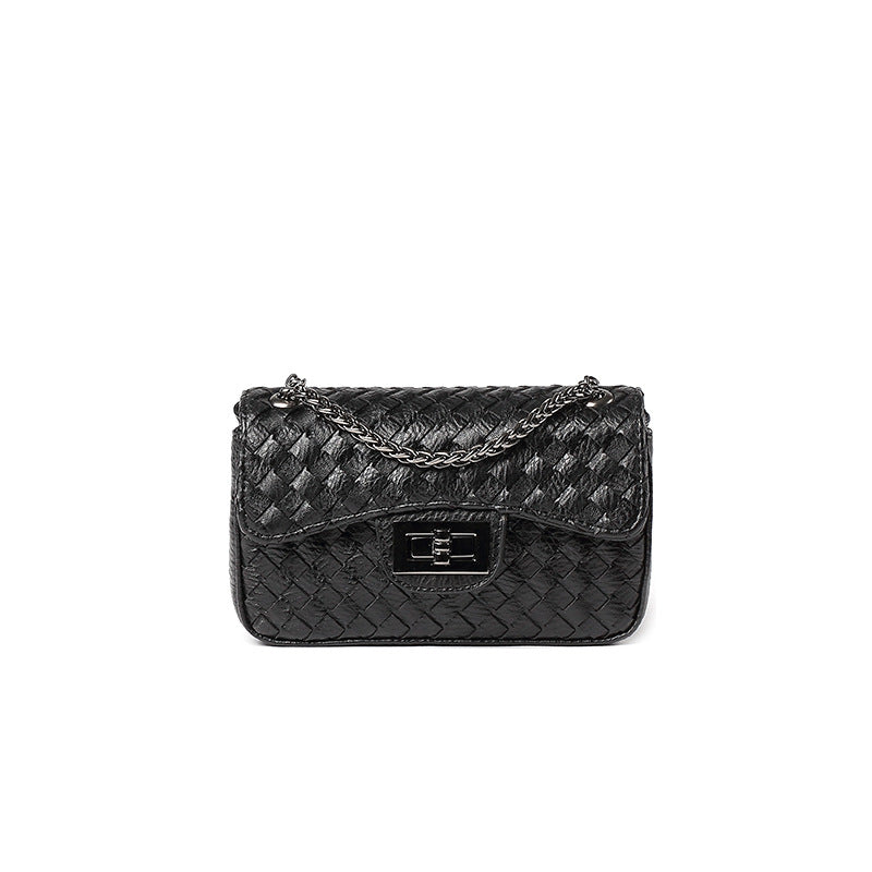 Women's Classic Style Mini Woven Chain Korean Crossbody Bags