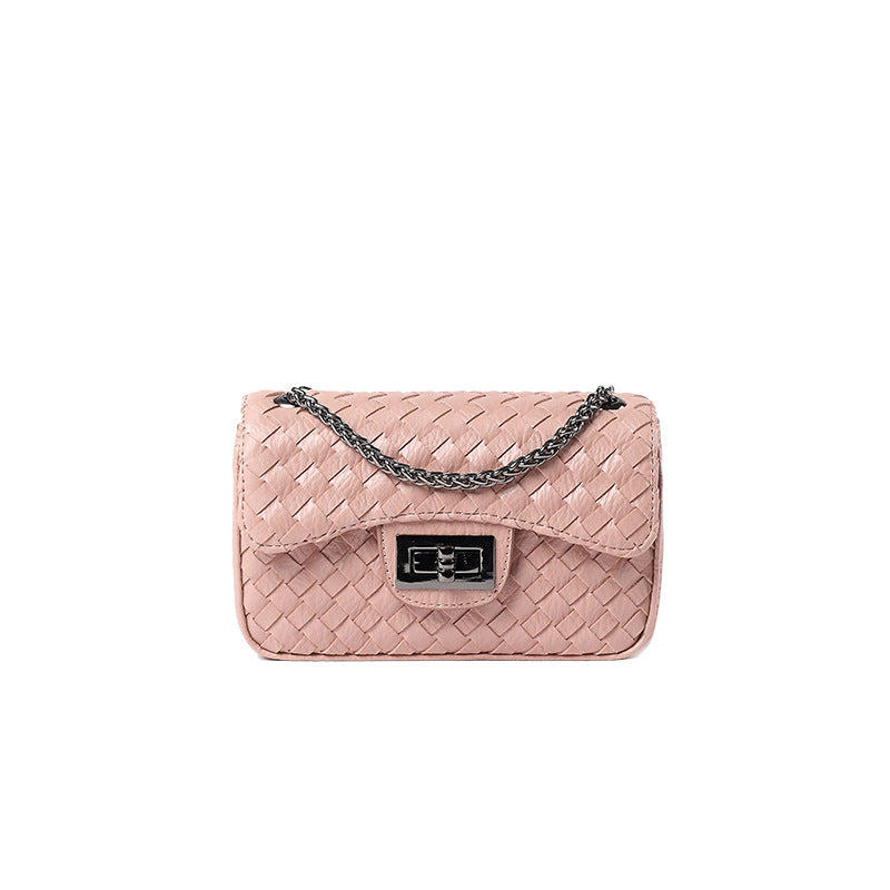 Women's Classic Style Mini Woven Chain Korean Crossbody Bags