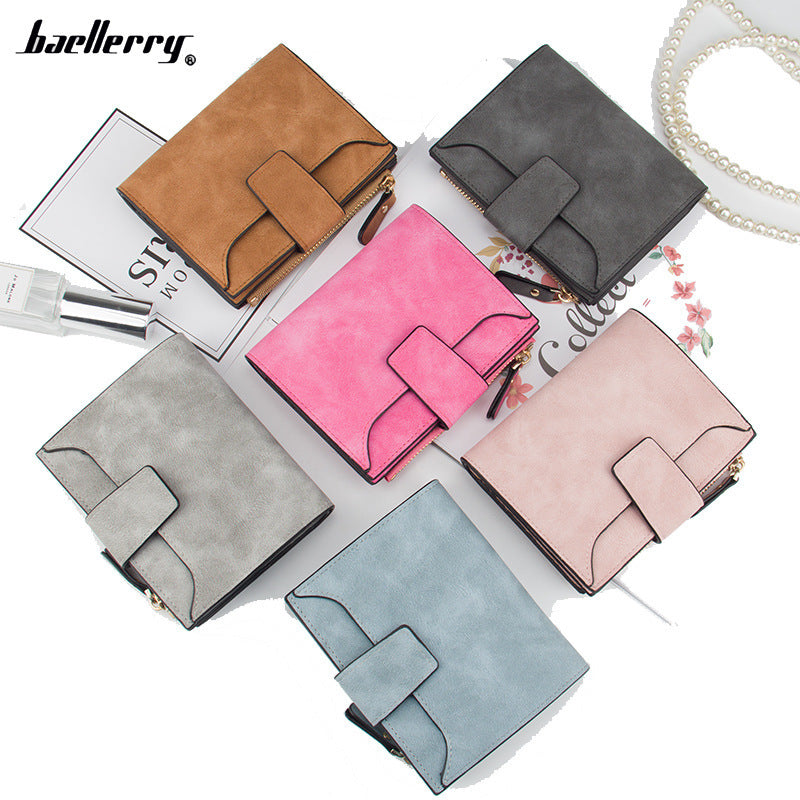 Women's Short Korean Multiple Slots Thin High-grade Ladies Wallet