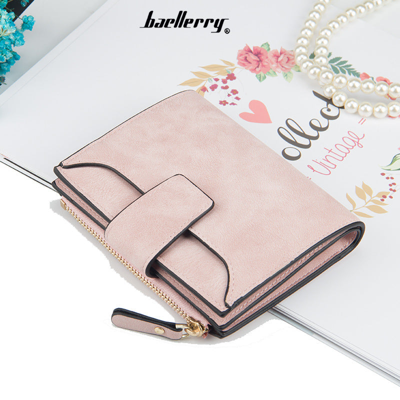 Women's Short Korean Multiple Slots Thin High-grade Ladies Wallet