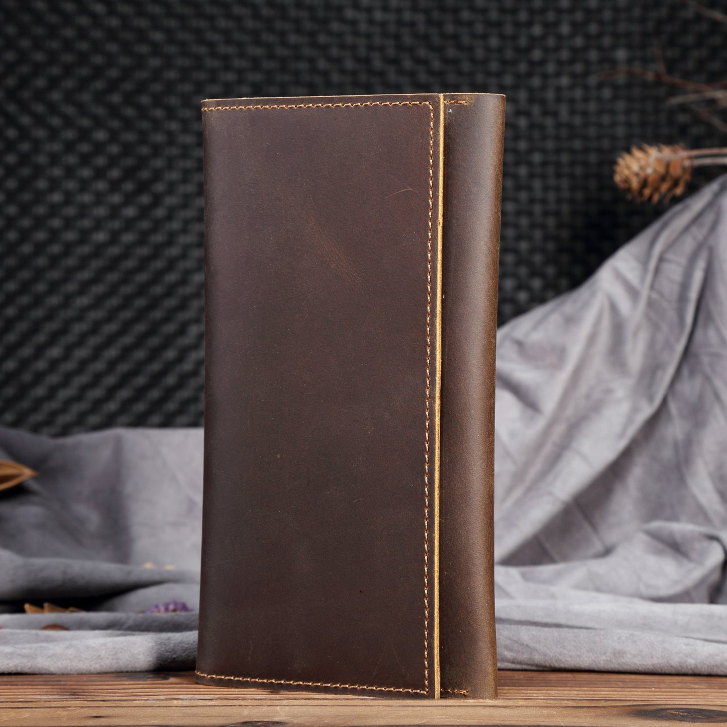 Men's Leather Thick Long First Layer Cowhide Ladies Wallets