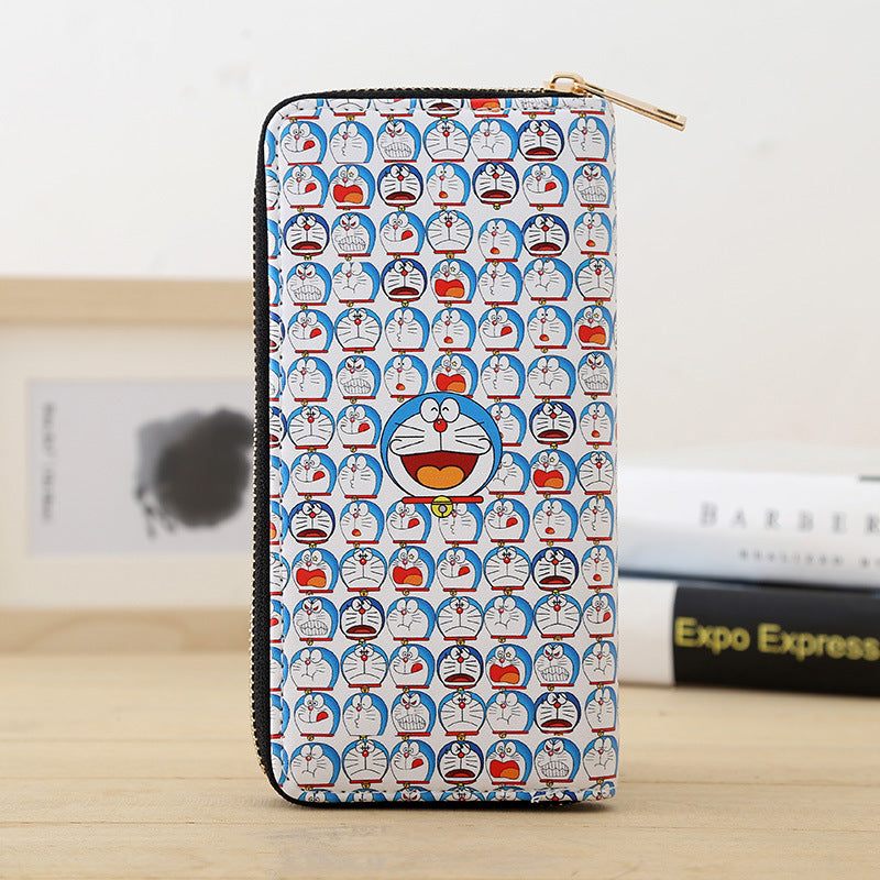 Men's Cartoon Animation Female Neutral Zipper Clutch Comic Show Scenic Bags