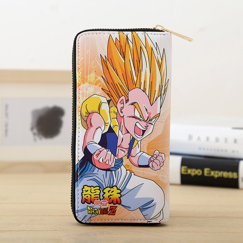 Men's Cartoon Animation Female Neutral Zipper Clutch Comic Show Scenic Bags