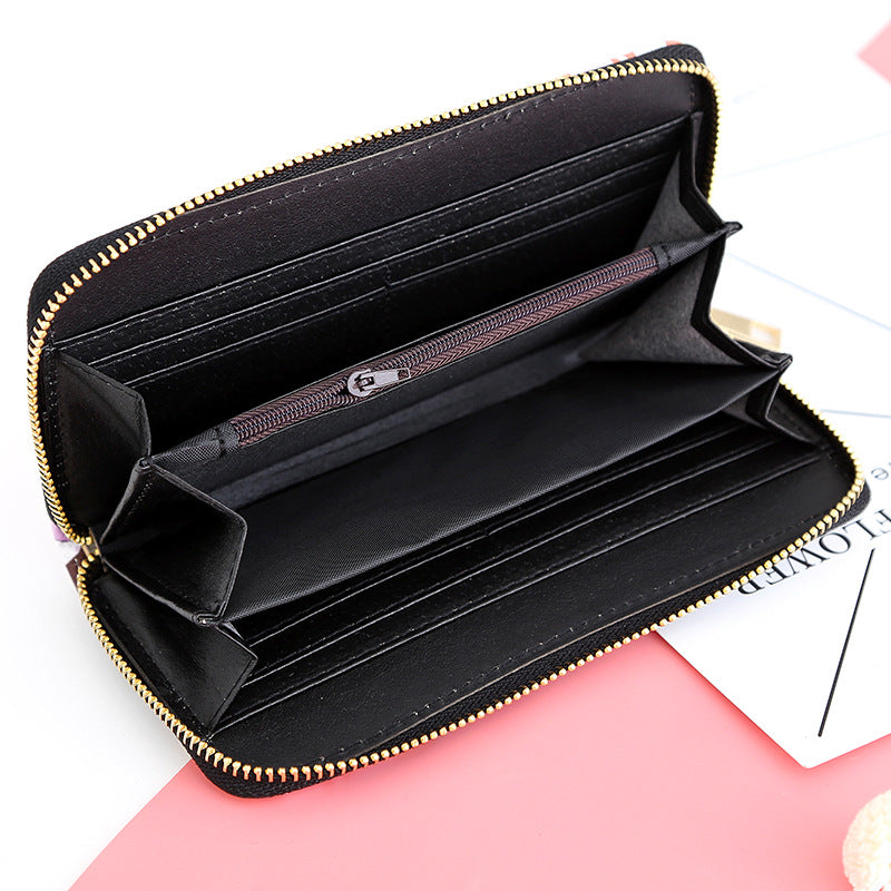 Men's Cartoon Animation Female Neutral Zipper Clutch Comic Show Scenic Bags