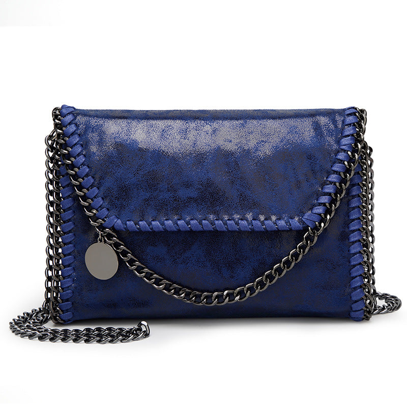 Women's Korean One Fashion Chain Size Clutch Crossbody Bags