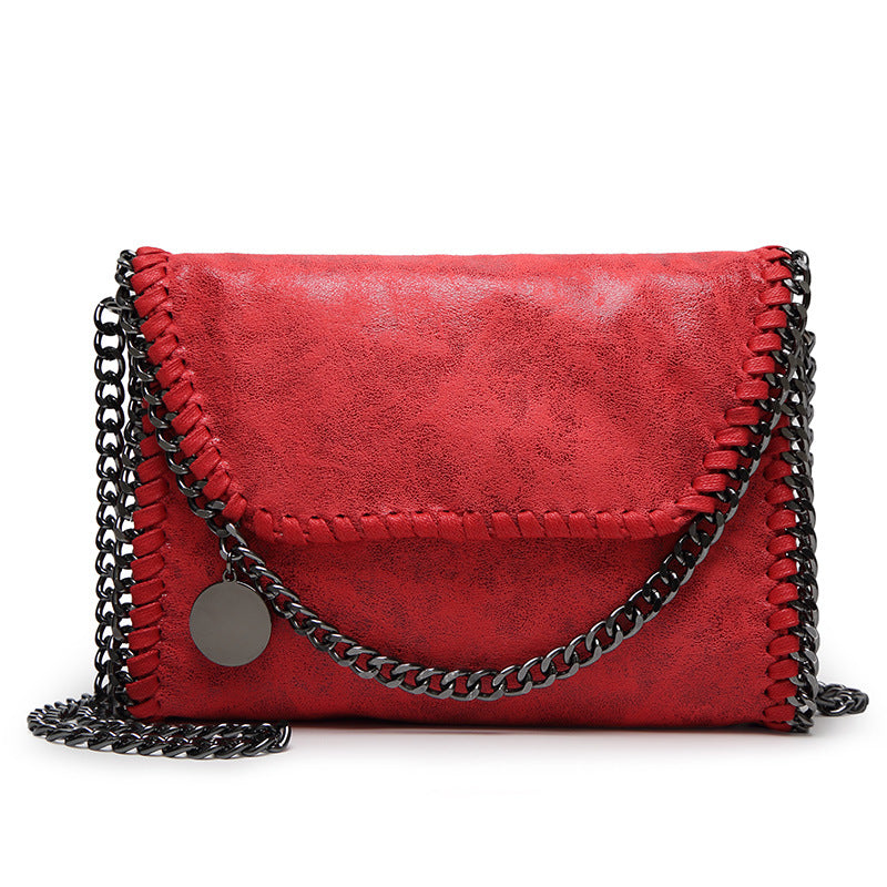 Women's Korean One Fashion Chain Size Clutch Crossbody Bags